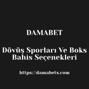 Damabet Dövüş Sporları Ve Boks Bahis Seçenekleri